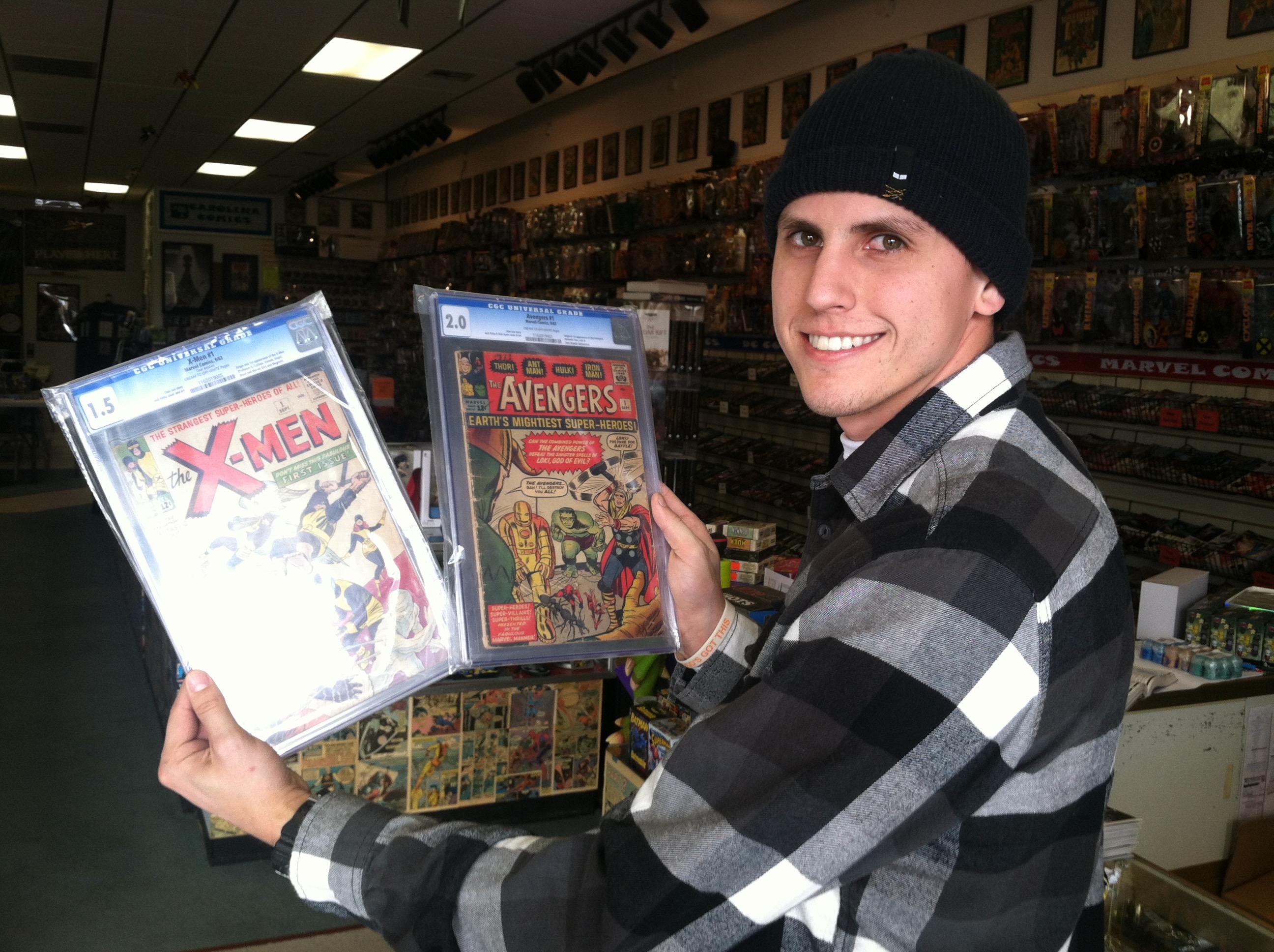 Daniel Richardson, collector at The Runs Comics